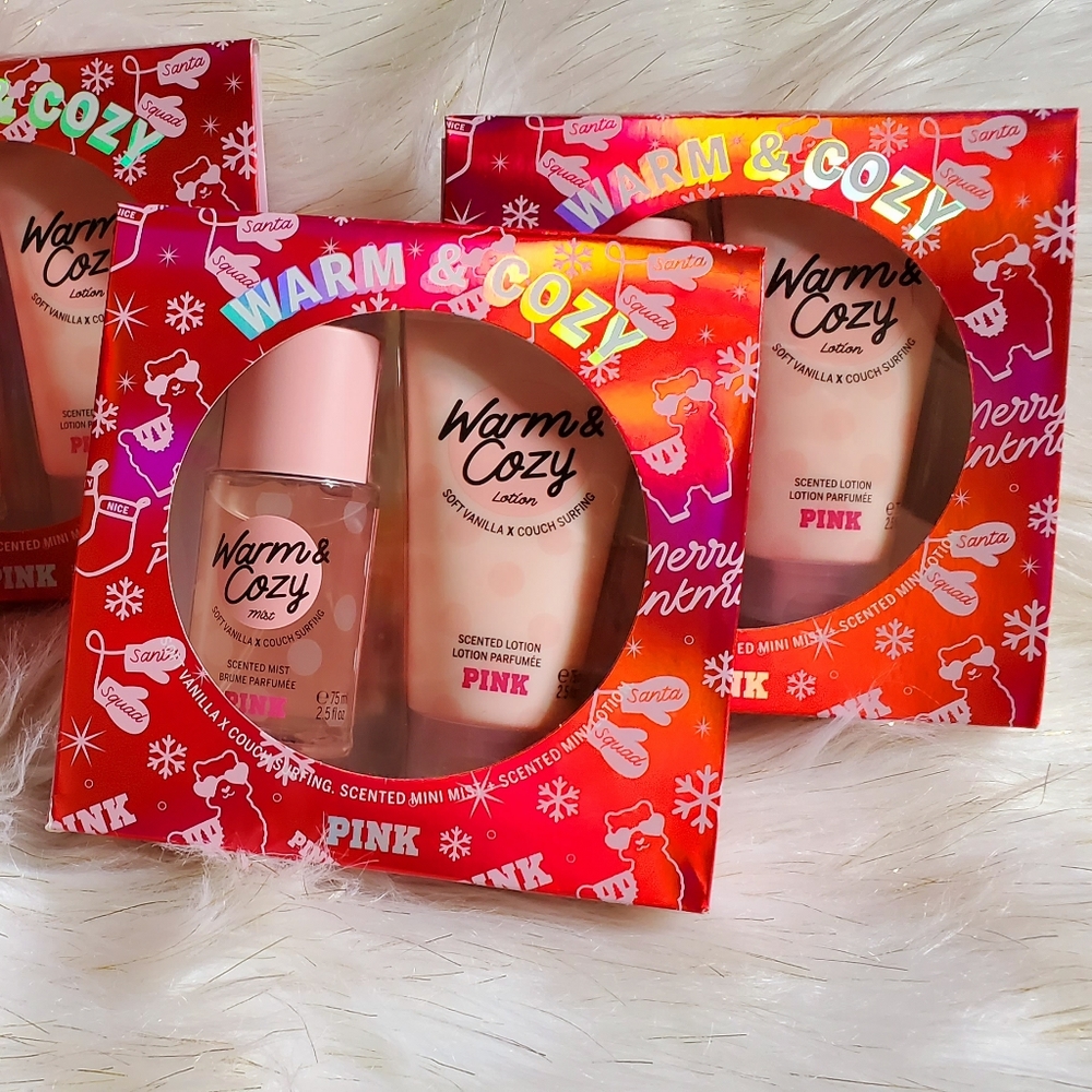 VS PINK WARM AND COZY GIFT SET